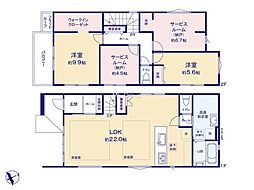 横浜市磯子区杉田2丁目2期 新築戸建 全2棟 2号棟