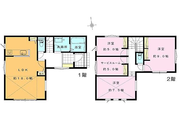 間取りを拡大表示
