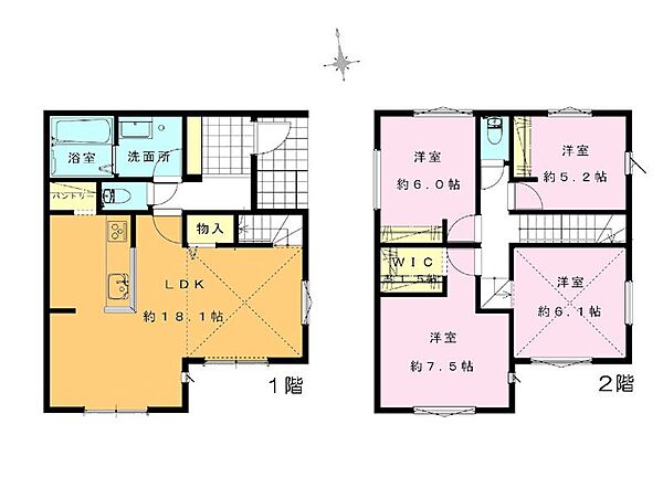 間取りを拡大表示