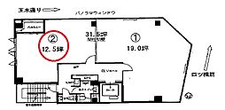 肥後橋第21松屋ビルの間取図画像