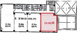 なにわ筋ファーストビルの間取図画像