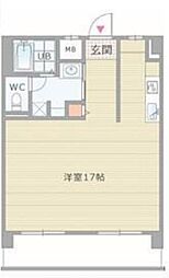 おおきに長堀橋鰻谷北サニーアパートメントの間取図画像