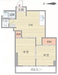レスポワール北堀江の間取図画像