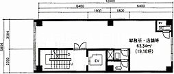 平野町Kanビルの間取図画像