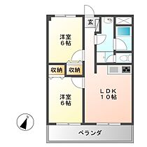 じょいふる旭ヶ丘  ｜ 岐阜県中津川市中津川（賃貸マンション2LDK・2階・53.95㎡） その2
