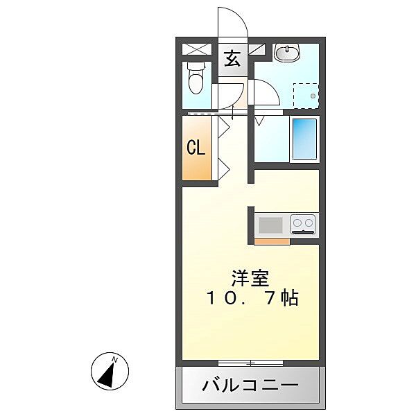 サンサンハイムII ｜岐阜県中津川市手賀野(賃貸アパート1R・1階・29.81㎡)の写真 その2