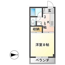 ペンギンズマンション  ｜ 岐阜県中津川市手賀野（賃貸マンション1K・2階・30.00㎡） その2