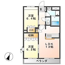 フォレストハイム  ｜ 岐阜県中津川市茄子川（賃貸マンション2LDK・2階・57.33㎡） その2