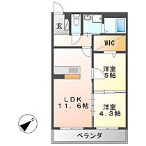 ARATA弐番館  ｜ 岐阜県中津川市千旦林（賃貸マンション2LDK・1階・50.16㎡） その2