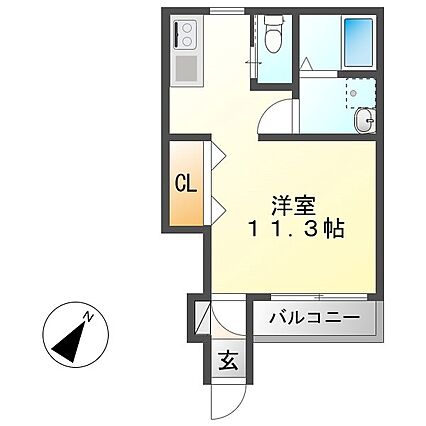 サンサンハイム中村_間取り_0