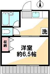 マンション灘 1Kの間取図画像