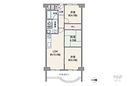 間取図画像 3LDK