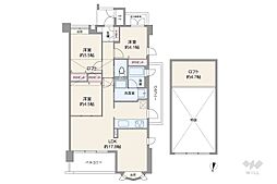 間取図画像 3LDK