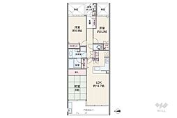 間取図画像 3LDK