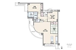 間取図画像 2SLDK