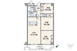 間取図画像 3LDK