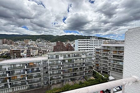 バルコニーからの眺め（北方向）です。［2026年8月7日撮影］