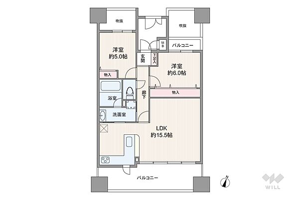 間取りを拡大表示