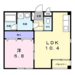 物件の間取り