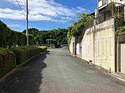 前面道路北側から