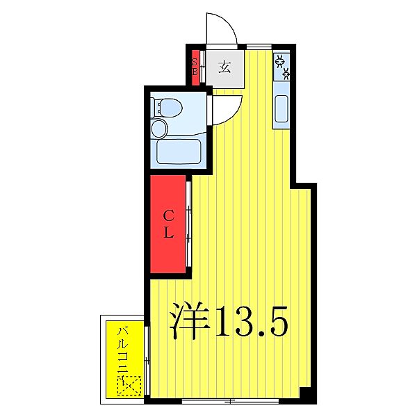 東京都板橋区蓮沼町(賃貸マンション1R・3階・30.00㎡)の写真 その2