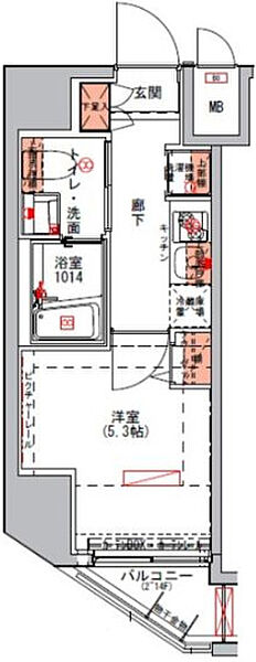 ハーモニーレジデンス山手大塚002 1105｜東京都豊島区北大塚2丁目(賃貸マンション1K・11階・20.49㎡)の写真 その2