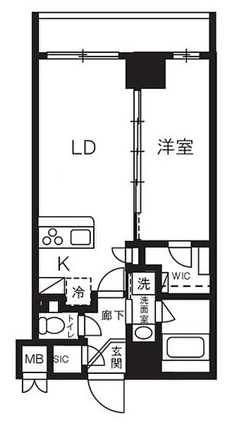 東京都台東区竜泉1丁目(賃貸マンション1LDK・8階・40.56㎡)の写真 その2