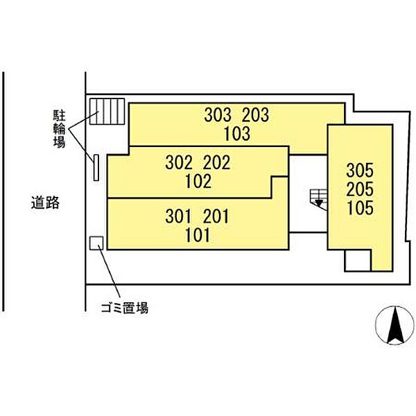 ルリアン千住緑町 105｜東京都足立区千住緑町3丁目(賃貸アパート1LDK・1階・34.24㎡)の写真 その2