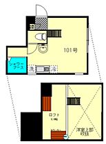 東京都板橋区清水町（賃貸アパート1R・1階・16.30㎡） その2