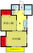 コーポ伊藤 205 ｜ 東京都北区赤羽台3丁目（賃貸アパート2K・2階・32.59㎡） その2