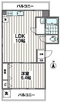 東都大原コーポ 304 ｜ 東京都板橋区大原町46-12（賃貸マンション1LDK・3階・36.30㎡） その2