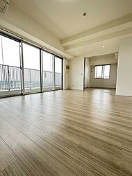 ミッドオアシスタワーズ　タワー棟 25階2LDKのリビング/ダイニング