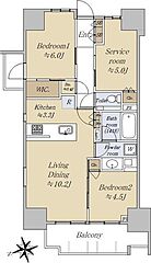物件の間取り