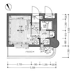 間取図画像 ワンルーム