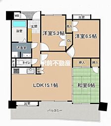 間取図画像 3LDK