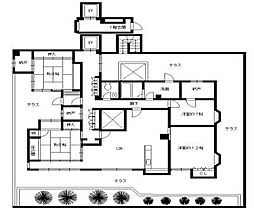 松本ハウス 4LDKの間取図画像