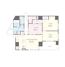 間取図画像 2SLDK