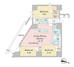 物件の間取り