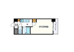 スカイコート早稲田5 1Kの間取図画像