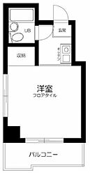 マンション神楽坂 ワンルームの間取図画像