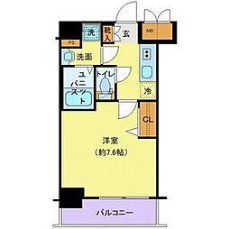 PRESSANCE新宿中落合MEDIO 1Kの間取図画像
