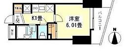 アイ・ブライト 1Kの間取図画像