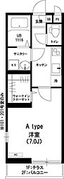 リブリ・ウインディーバレー3 1Kの間取図画像