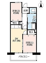 URシャレール東豊中  ｜ 大阪府豊中市東豊中町6丁目（賃貸マンション2DK・6階・49.91㎡） その2