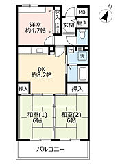 物件の間取り