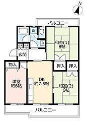 物件の間取り