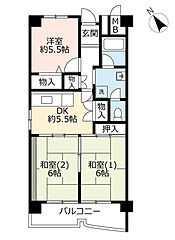 物件の間取り