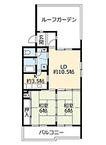 UR泉北城山台二丁  ｜ 大阪府堺市南区城山台（賃貸マンション2LDK・5階・60.23㎡） その2