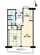 UR泉北城山台二丁  ｜ 大阪府堺市南区城山台（賃貸マンション1LDK・5階・49.37㎡） その2