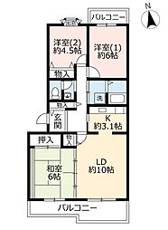 間取図画像 3LDK